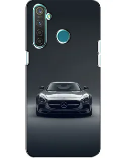 Чехол для Realme 5 Pro с картинкой «Mercedes на черном»