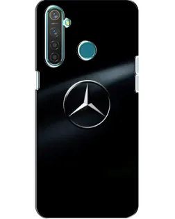 Чохол для Realme 5 Pro з картинкою «Mercedes на металі»