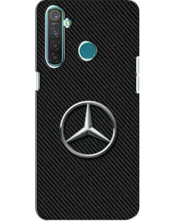 Чохол для Realme 5 Pro з картинкою «Карбоновий Mercedes стиль»