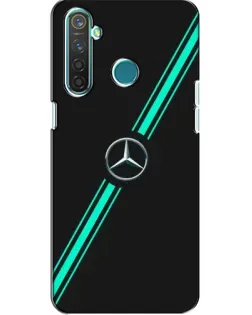 Чохол для Realme 5 Pro з картинкою «Спортивні лінії Mercedes»