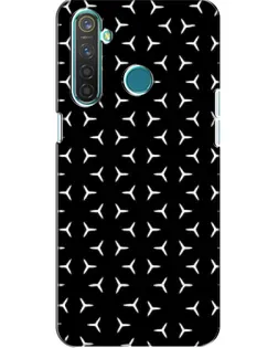 Чохол для Realme 5 Pro з картинкою «Mercedes паттерн зірок»