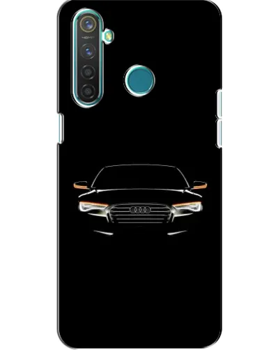 Чехол для Realme 5 Pro с картинкой «Audi — ночной контур»