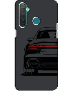 Чехол для Realme 5 Pro с картинкой «Задняя часть Audi — арт»