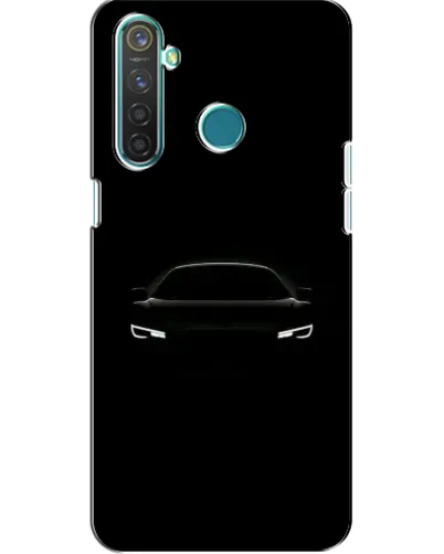 Чехол для Realme 5 Pro с картинкой «Взгляд Audi в темноте»