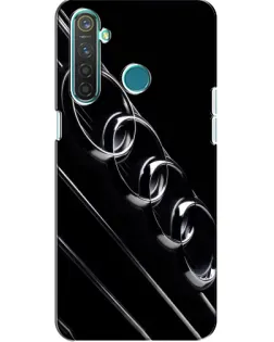 Чехол для Realme 5 Pro с картинкой «Audi — абстрактные кольца»