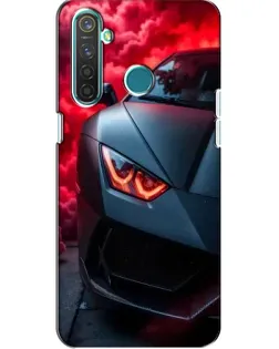Чохол для Realme 5 Pro з картинкою «Lamborghini червоне сяйво» Чохол для Realme 5 Pro з картинкою «Lamborghini червоне сяйво»