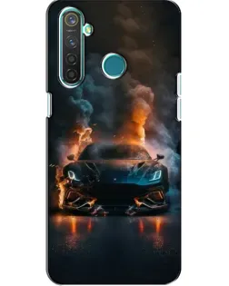 Чохол для Realme 5 Pro з картинкою «Lamborghini димна естетика»