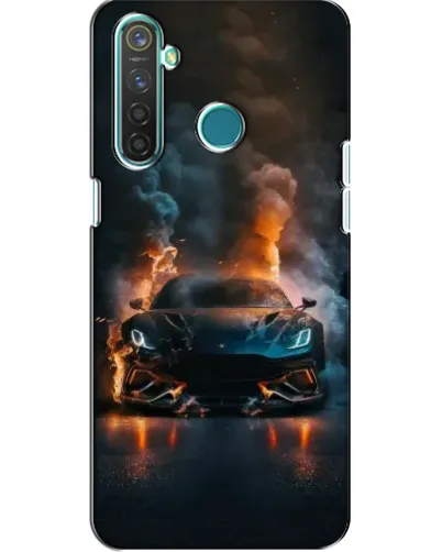 Чохол для Realme 5 Pro з картинкою «Lamborghini димна естетика»