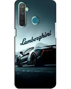 Чохол для Realme 5 Pro з картинкою «Класичний Lamborghini надпис»