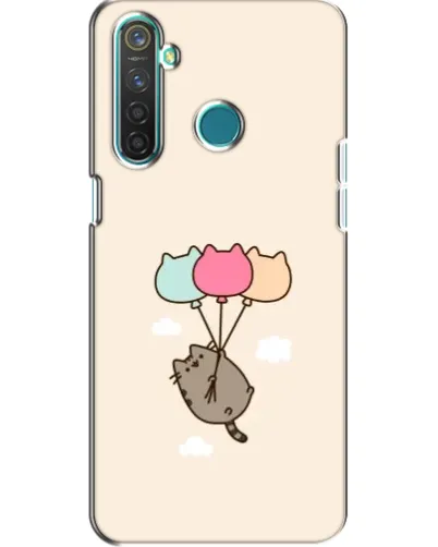 Чехол для Realme 5 Pro с картинкой «Пушин на шариках» Чехол для Realme 5 Pro с картинкой «Пушин на шариках»