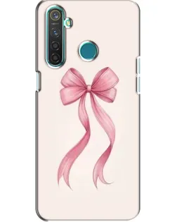 Чохол для Realme 5 Pro з картинкою «Рожевий бант»