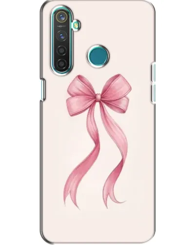 Чехол для Realme 5 Pro с картинкой «Розовый бант»