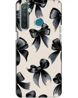 Чехол для Realme 5 Pro с картинкой «Банты Coquette»