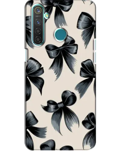 Чехол для Realme 5 Pro с картинкой «Банты Coquette»