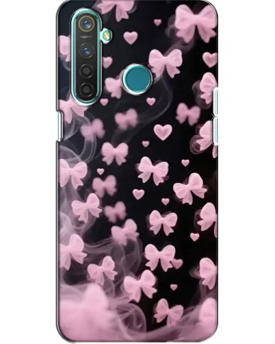 Чехол для Realme 5 Pro с картинкой «Неоновое кружево»