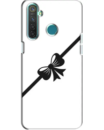Чехол для Realme 5 Pro с картинкой «Диагональный бант»
