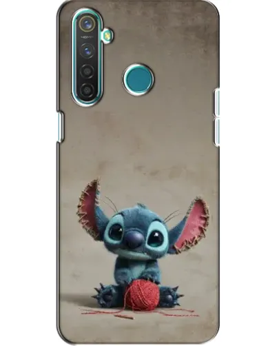 Чехол для Realme 5 Pro с картинкой «Стич на коричневом фоне» Чехол для Realme 5 Pro с картинкой «Стич на коричневом фоне»