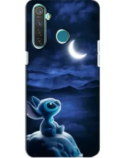Чехол для Realme 5 Pro с картинкой «Лунная ночь Стича»
