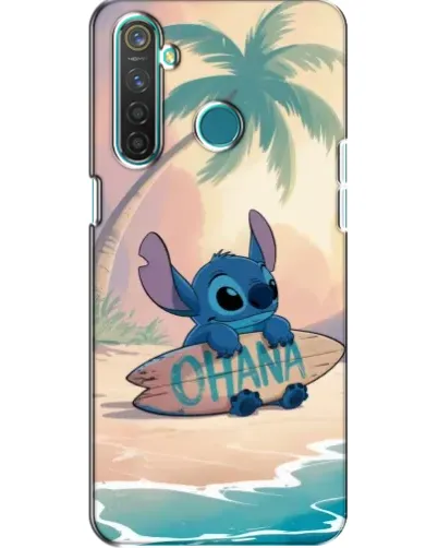 Чехол для Realme 5 Pro с картинкой «Стич на серфе» Чехол для Realme 5 Pro с картинкой «Стич на серфе»