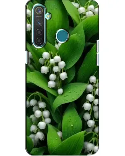 Чехол для Realme 5 Pro с картинкой «Ландыши в зелени»