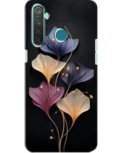 Чехол для Realme 5 Pro с картинкой «Лиловые цветы грации»