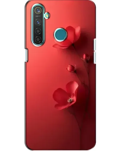 Чехол для Realme 5 Pro с картинкой «Маковые соцветия»