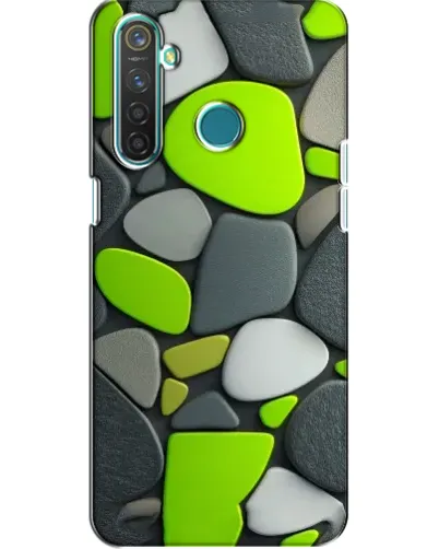 Чохол для Realme 5 Pro з картинкою «Яскрава неонова галька»