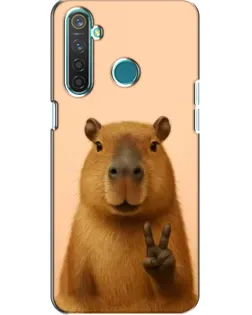 Чохол для Realme 5 Pro з картинкою «Капібара вікторія»