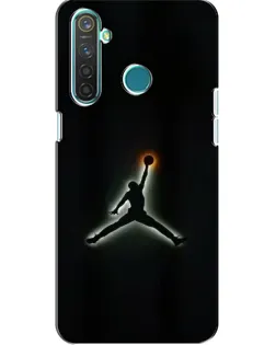 Чехол для Realme 5 с картинкой «Jordan Gradient Logo»