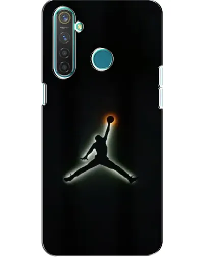 Чехол для Realme 5 с картинкой «Jordan Gradient Logo»