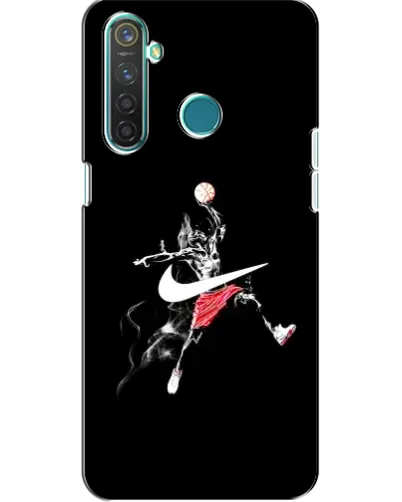 Чехол для Realme 5 с картинкой «Jordan Jumpman»