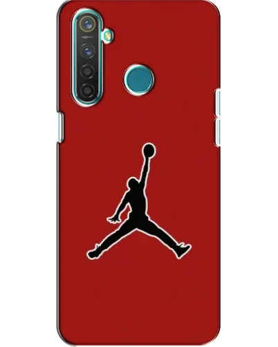 Чехол для Realme 5 с картинкой «Jordan Red Back»