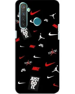 Чехол для Realme 5 с картинкой «Nike Mix Pattern»