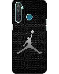 Чехол для Realme 5 с картинкой «Jordan Dark Carbon»