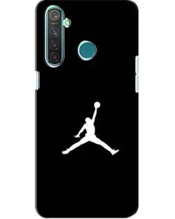 Чехол для Realme 5 с картинкой «Jordan Silhouette»