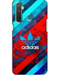 Чехол для Realme 5 с картинкой «Абстракция Adidas»