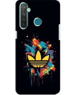 Чехол для Realme 5 с картинкой «Adidas Splash»