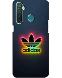Чехол для Realme 5 с картинкой «Неоновый Adidas»