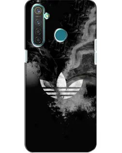 Чехол для Realme 5 с картинкой «Абстрактный дым Adidas»