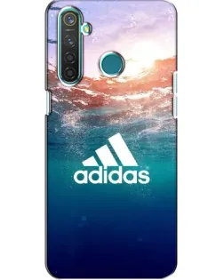 Чехол для Realme 5 с картинкой «Океанская глубина адидас»