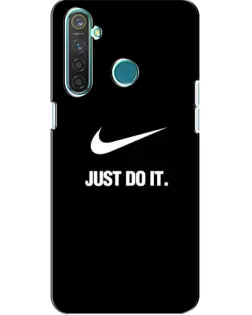 Чехол для Realme 5 с картинкой «Классический принт Nike»