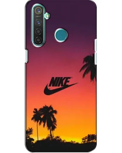 Чехол для Realme 5 с картинкой «Nike на закате солнца» Чехол для Realme 5 с картинкой «Nike на закате солнца»