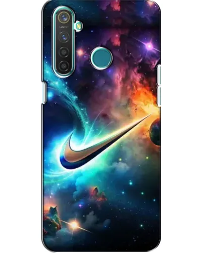 Чехол для Realme 5 с картинкой «Космический Nike Swoosh» Чехол для Realme 5 с картинкой «Космический Nike Swoosh»