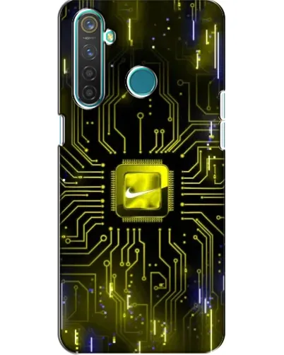 Чехол для Realme 5 с картинкой «Nike — золотая искра» Чехол для Realme 5 с картинкой «Nike — золотая искра»