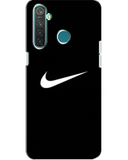 Чехол для Realme 5 с картинкой «Минималистический Найк»
