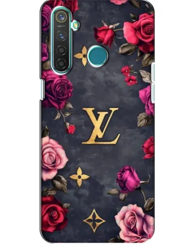 Чехол для Realme 5 с картинкой «Цветочный Louis Vuitton»