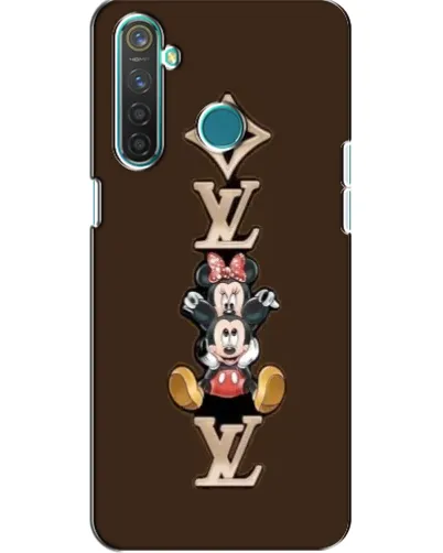 Чехол для Realme 5 с картинкой «LV и Микки Маус»