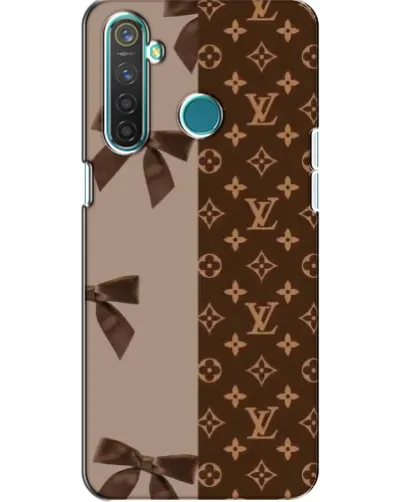 Чехол для Realme 5 с картинкой «Louis Vuitton — банты»