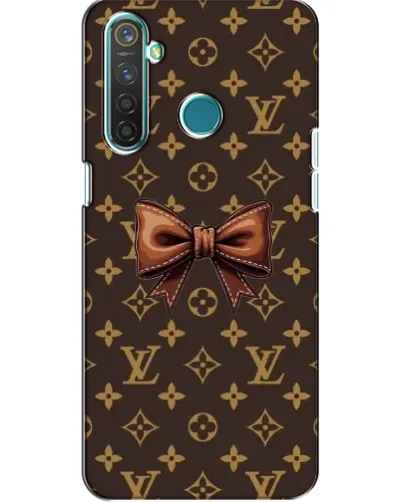 Чехол для Realme 5 с картинкой «LV с бантом»