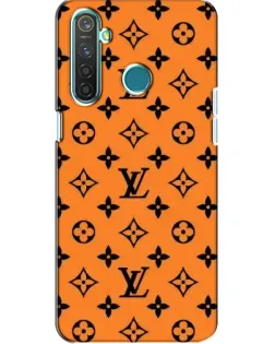 Чехол для Realme 5 с картинкой «Оранжевый стиль LV»